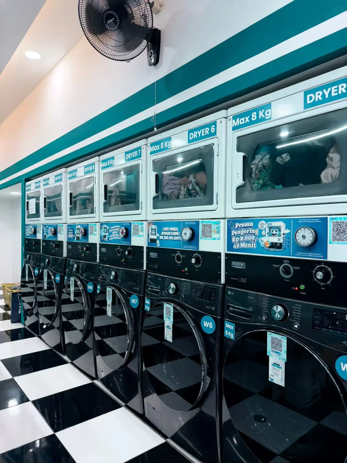Mesin Laundry Washbar Plus Petamburan